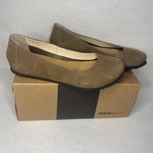 Comfortfusse Velda Leather Flat Nubuck Sand Flat 40